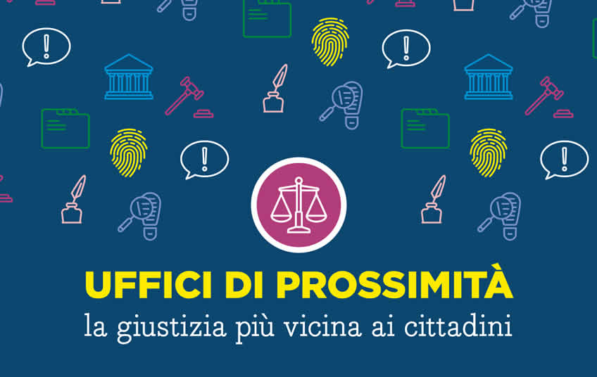 “uffici di prossimità” giudiziaria